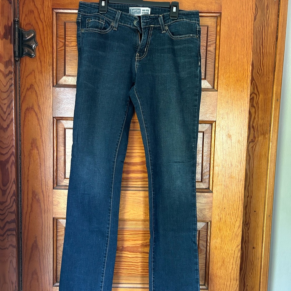 Levi's Dark Blue Straight Leg Jeans